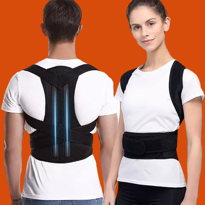 adjustable body and shoulder posture corrector belt for ladies and men